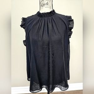 Black Sleeveless Blouse